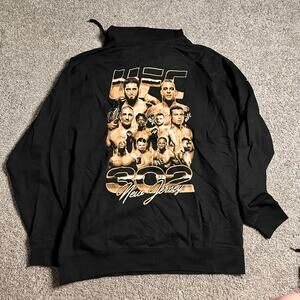 UFC Hoodie 302 New Jersey Islam Makhachev Dustin Porier 2X NEW